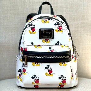 Disney Loungefly All Over Mickey Print Backpack